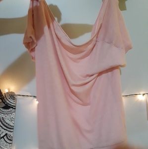 Off the shoulder t shirt
